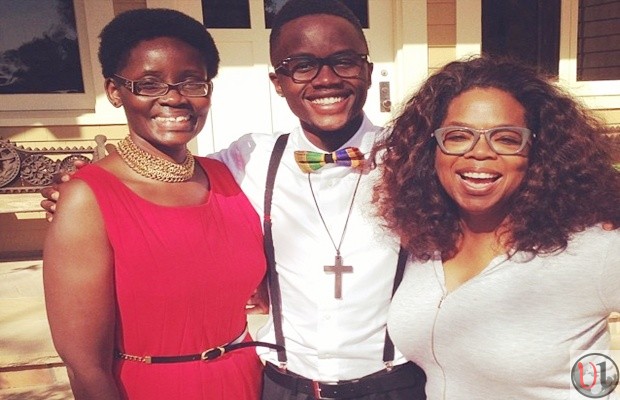 oprah lupita mother and brother post