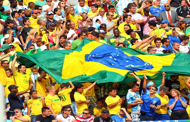 brazil fans post