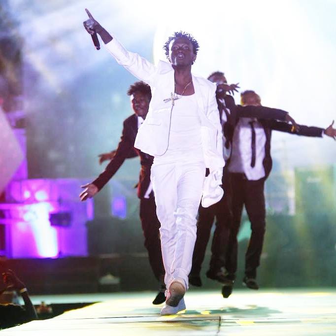 Bahati performing 