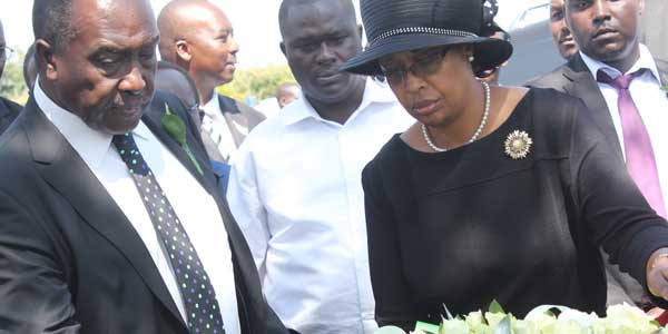 Rongai MP Raymond Moi and his wife Susan (c) Media Max 