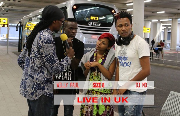 Size 8 willy paul and DJ Mo post