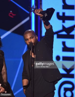 onstage during the 2016 BET Awards at the Microsoft Theater on June 26, 2016 in Los Angeles, California.
