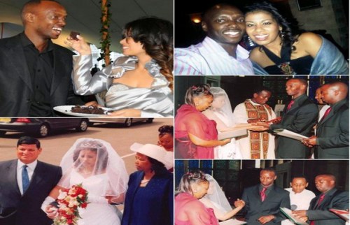 Cute Wedding Photos Of Julie Gichuru And Husband