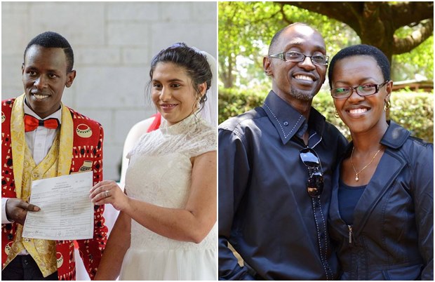 Gerriey Wainina and his wife | Rev Pete Odera and Christine 