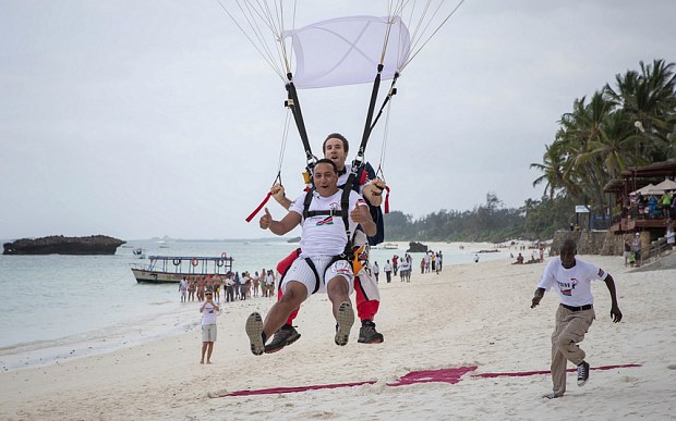 Najib Balala Skydive 