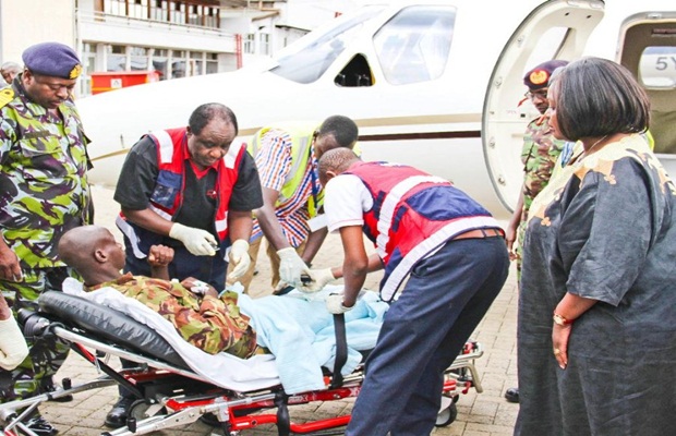 Photo Courtesy : KDF Soldier who survived ordeal